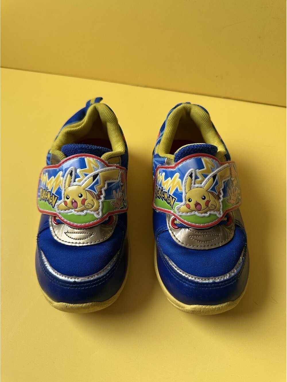 Vtg Pokémon Sneakers Kids Size 26 (9.5) Made In Taiwan - Picture 3 of 7